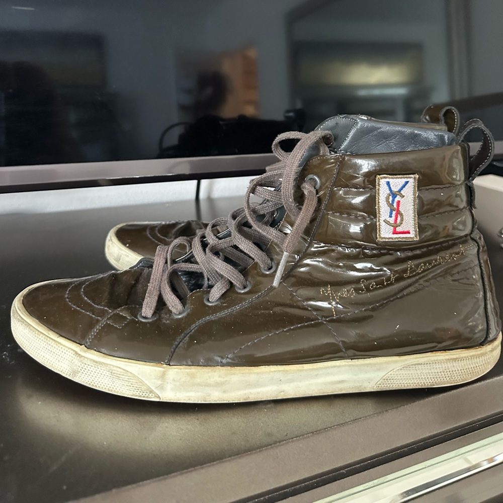 AU Yves Saint Laurent Rolling High Top Sneakers EU 41 1/2 size